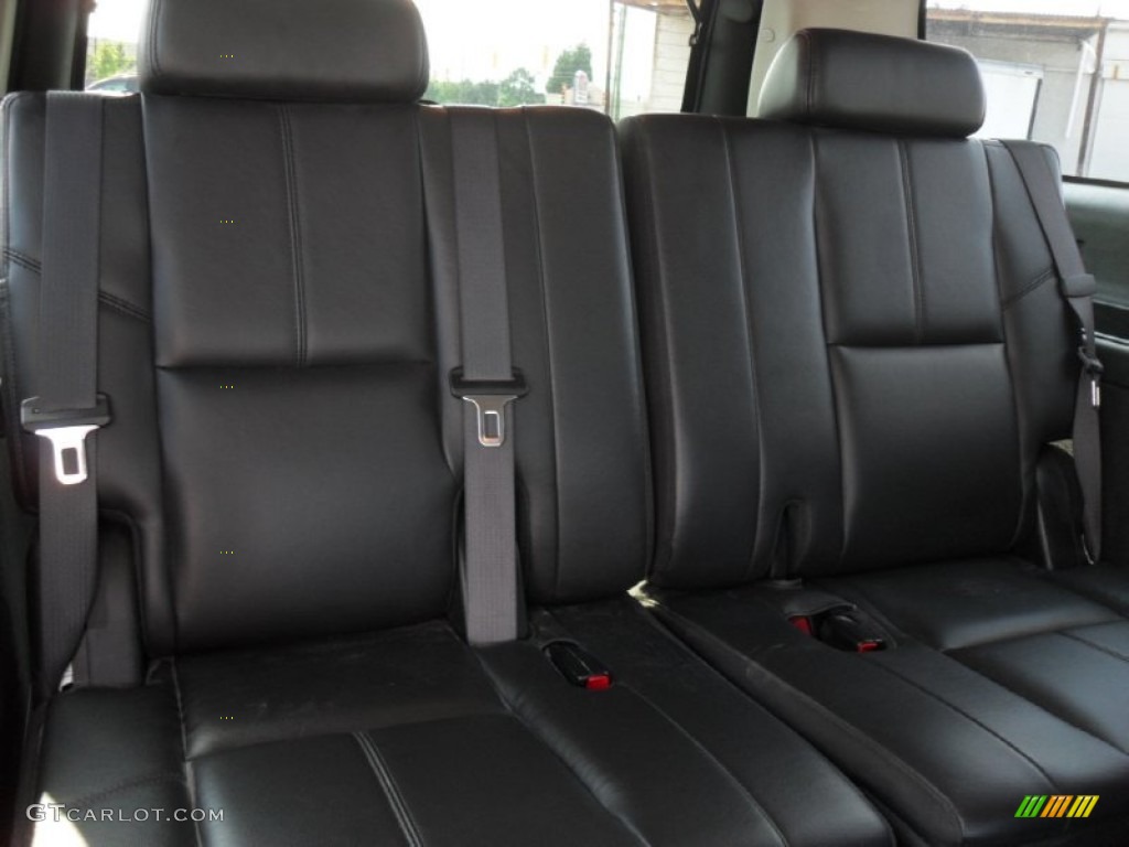 Ebony Interior 2008 Chevrolet Suburban 1500 LTZ 4x4 Photo #53482057