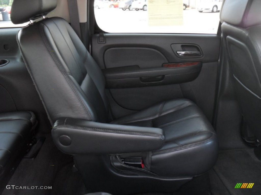 Ebony Interior 2008 Chevrolet Suburban 1500 LTZ 4x4 Photo #53482075
