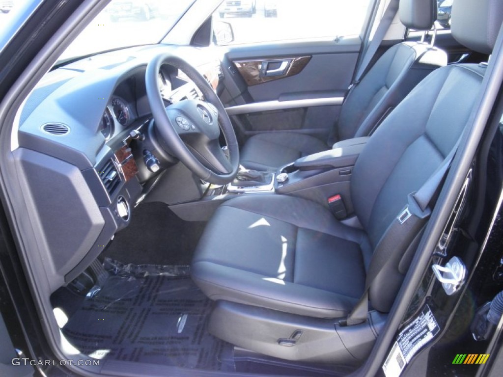 Black Interior 2012 Mercedes-Benz GLK 350 Photo #53482129