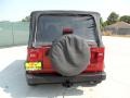 1999 Chili Pepper Red Pearlcoat Jeep Wrangler SE 4x4  photo #4