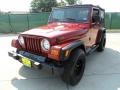 1999 Chili Pepper Red Pearlcoat Jeep Wrangler SE 4x4  photo #7