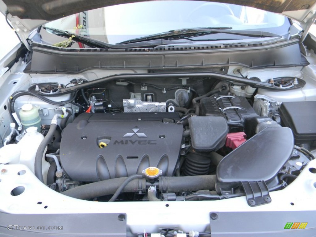 2008 Mitsubishi Outlander ES 4WD 2.4 Liter DOHC 16-Valve MIVEC 4 Cylinder Engine Photo #53484070