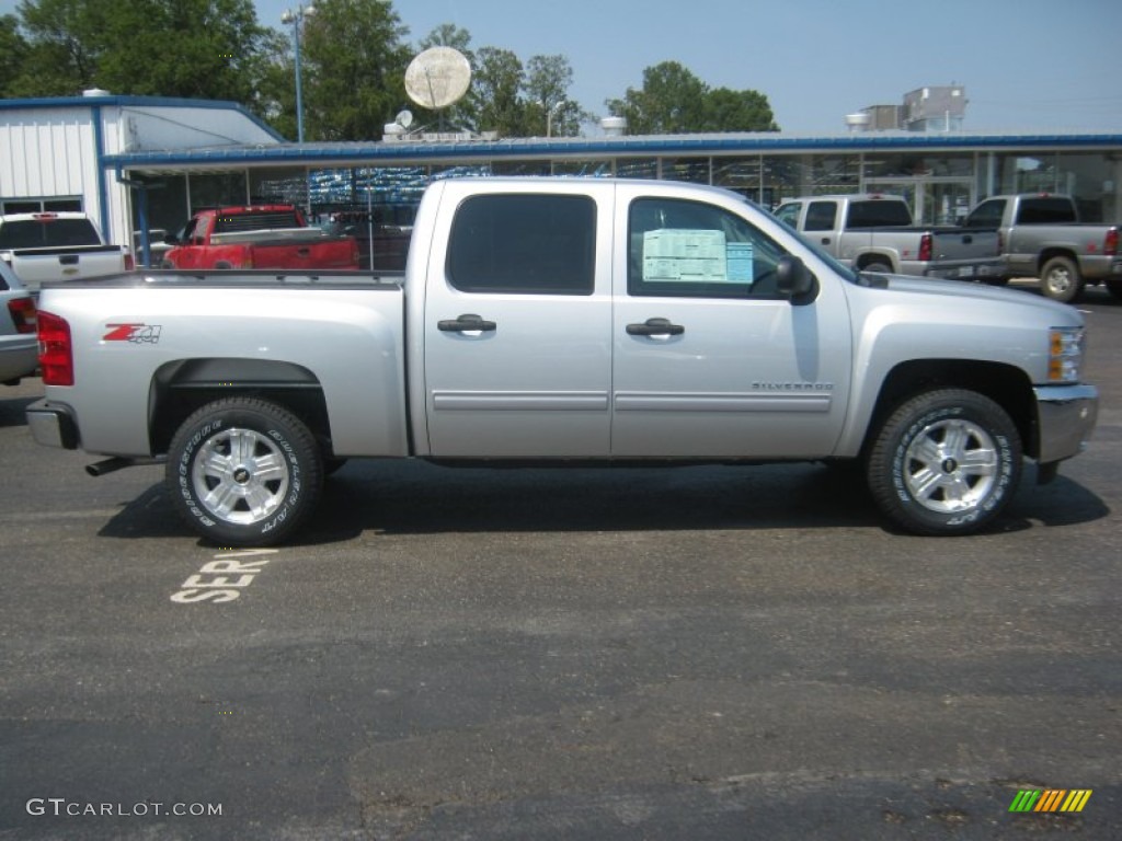 2011 Silverado 1500 LT Crew Cab 4x4 - Sheer Silver Metallic / Ebony photo #1