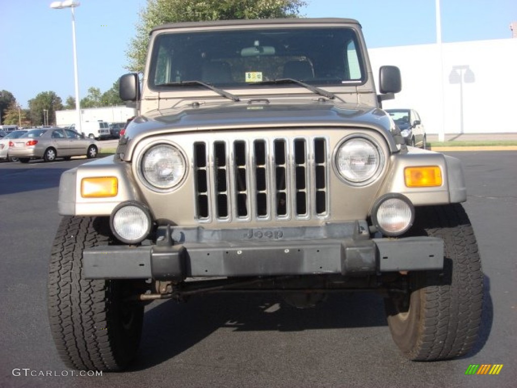 2004 Wrangler Sport 4x4 - Light Khaki Metallic / Khaki photo #8