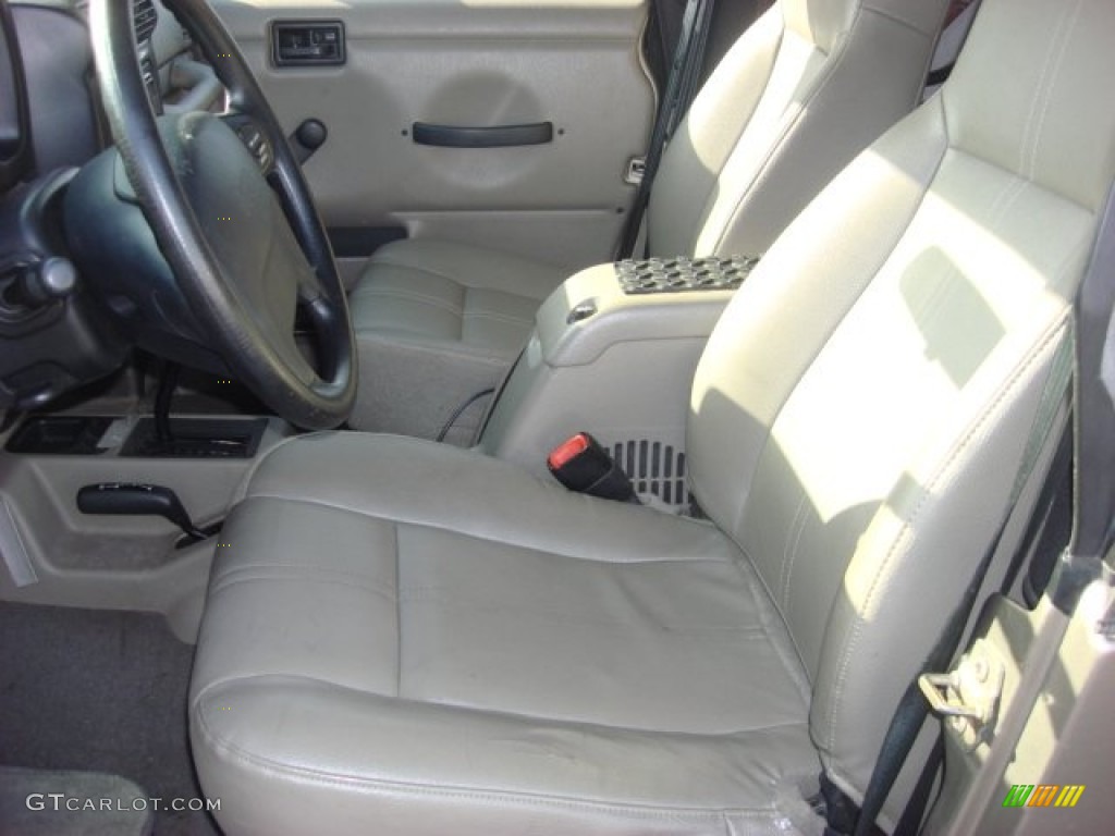 Khaki Interior 2004 Jeep Wrangler Sport 4x4 Photo #53484206