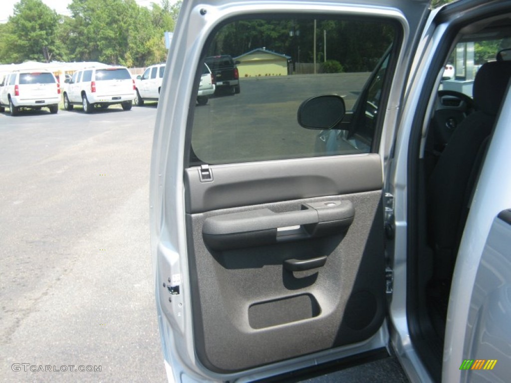 2011 Silverado 1500 LT Crew Cab 4x4 - Sheer Silver Metallic / Ebony photo #14