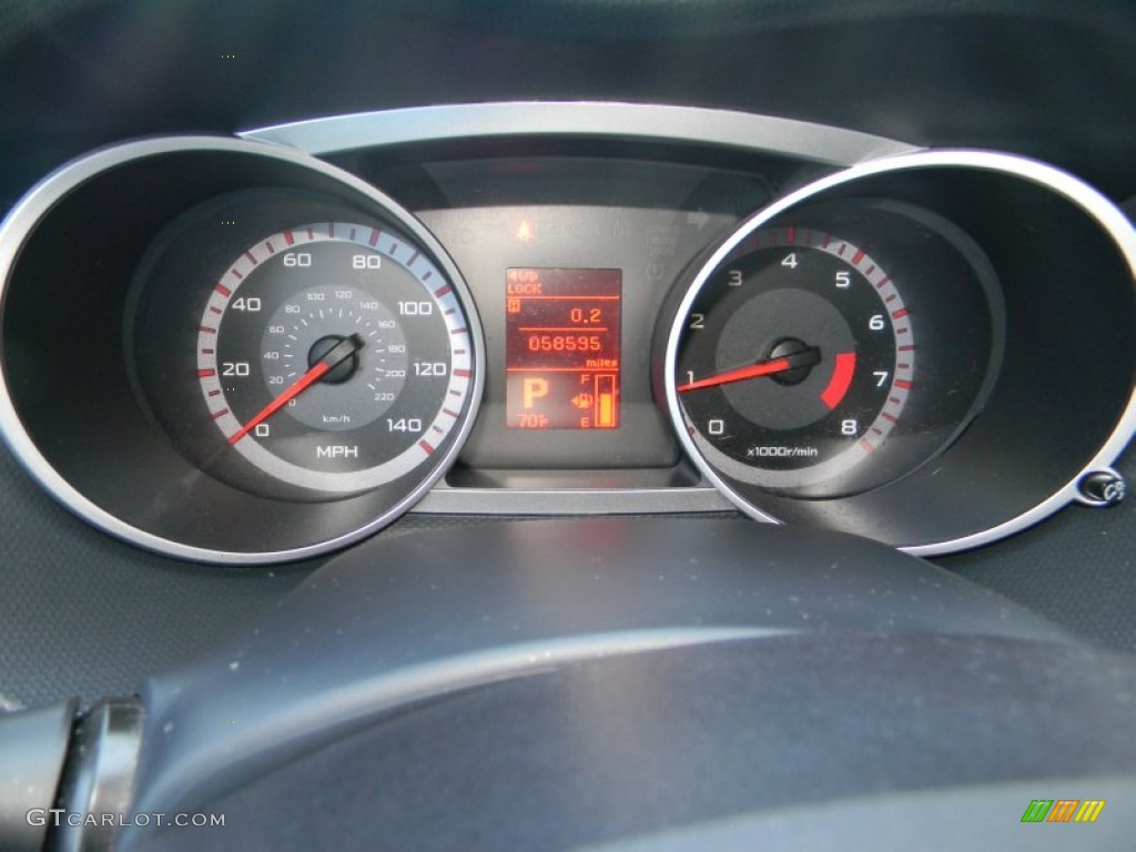 2008 Mitsubishi Outlander ES 4WD Gauges Photo #53484341
