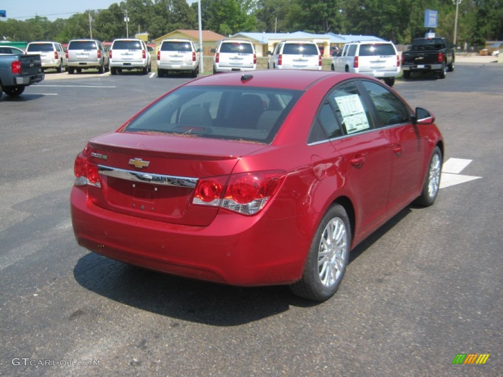 Crystal Red Metallic 2012 Chevrolet Cruze Eco Exterior Photo #53484479