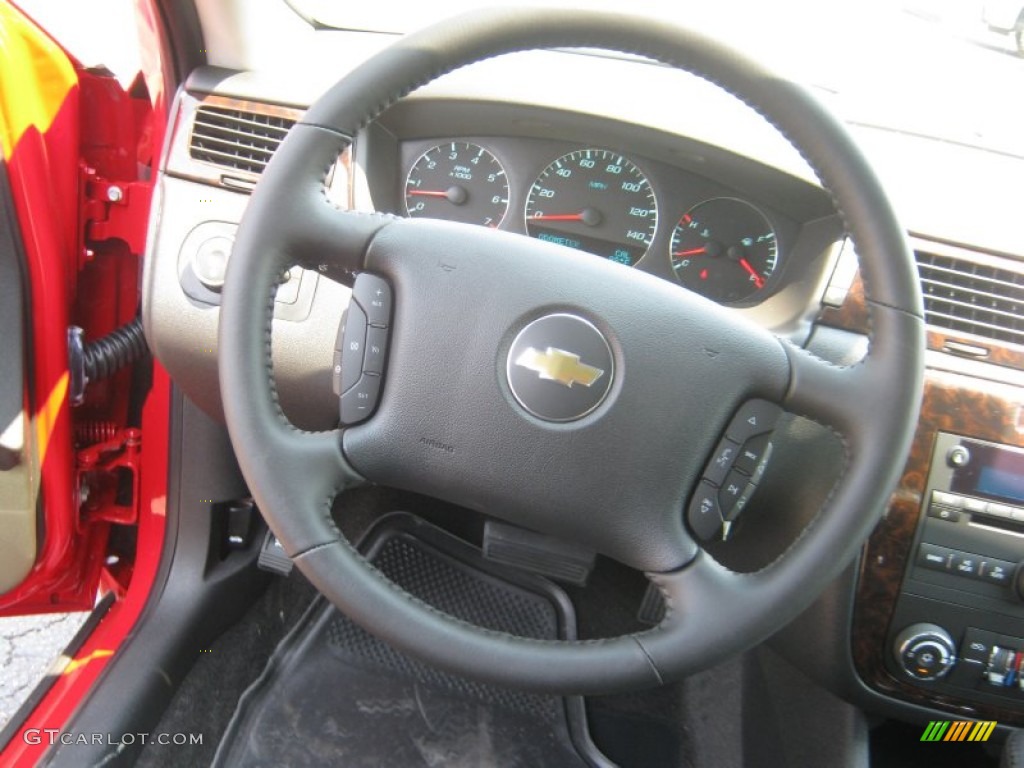 2012 Chevrolet Impala LT Ebony Steering Wheel Photo #53484953