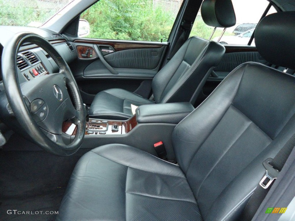 Charcoal Interior 2001 Mercedes-Benz E 320 4Matic Sedan Photo #53486342