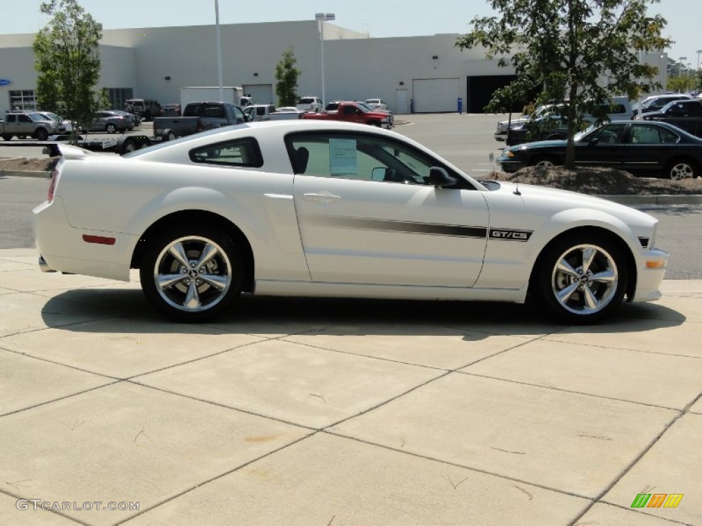 2008 Mustang GT/CS California Special Coupe - Performance White / Dark Charcoal/Medium Parchment photo #4