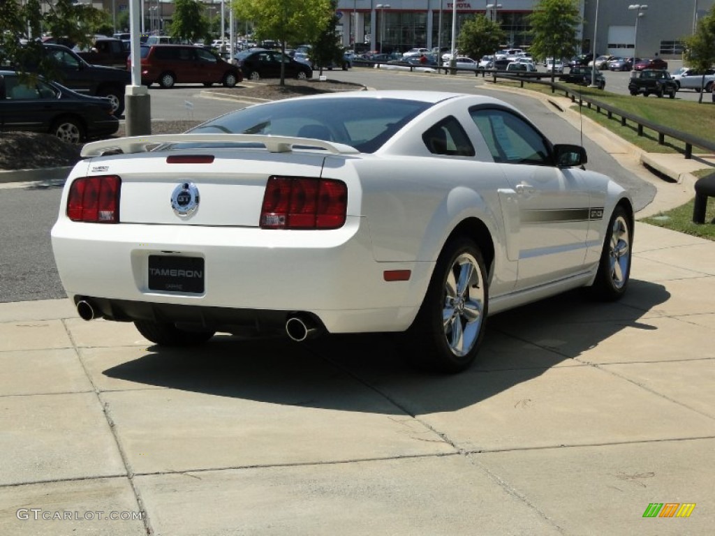 2008 Mustang GT/CS California Special Coupe - Performance White / Dark Charcoal/Medium Parchment photo #5