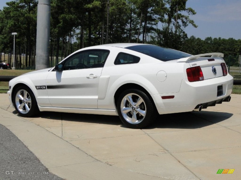 2008 Mustang GT/CS California Special Coupe - Performance White / Dark Charcoal/Medium Parchment photo #6