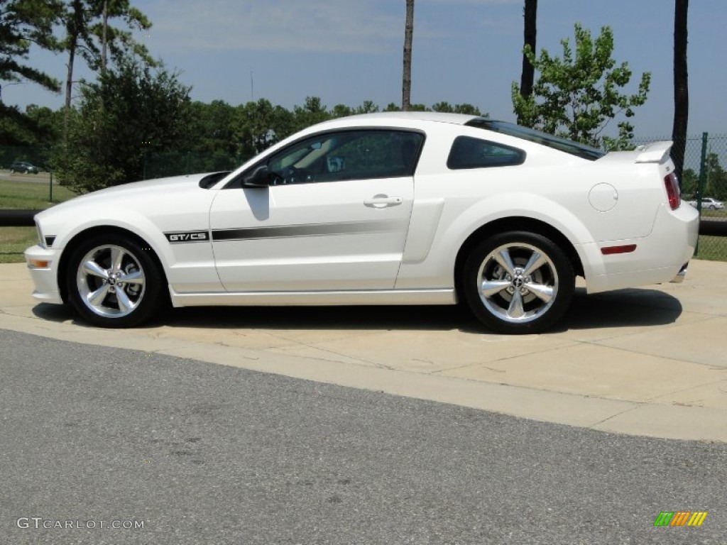 2008 Mustang GT/CS California Special Coupe - Performance White / Dark Charcoal/Medium Parchment photo #7