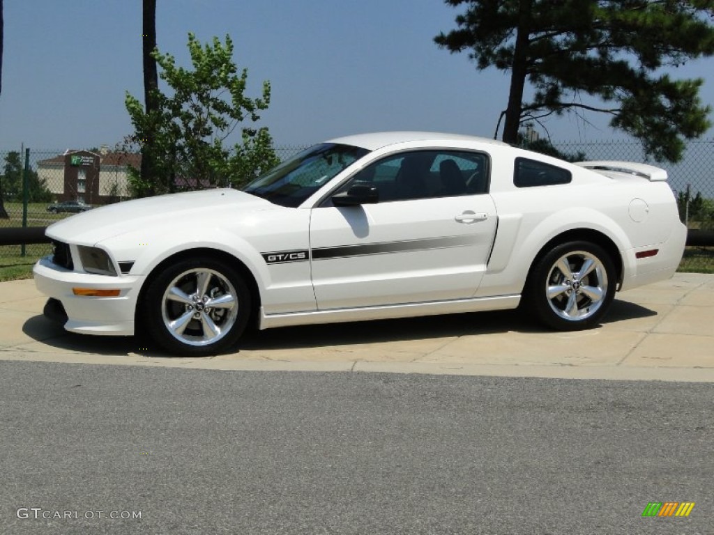 2008 Mustang GT/CS California Special Coupe - Performance White / Dark Charcoal/Medium Parchment photo #9