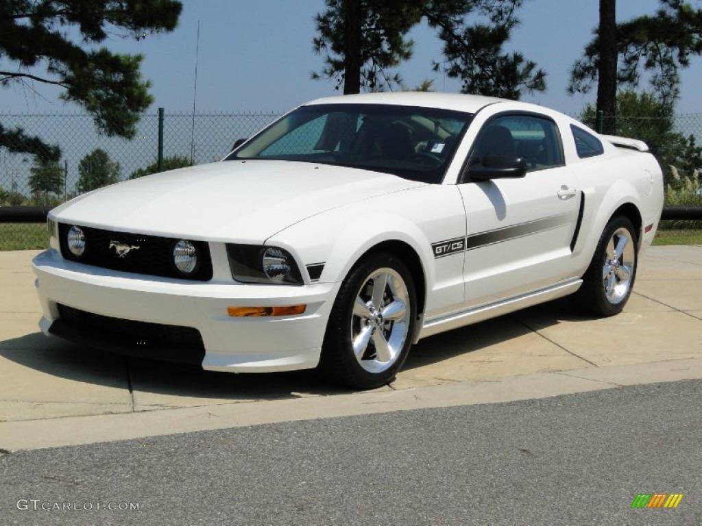 2008 Mustang GT/CS California Special Coupe - Performance White / Dark Charcoal/Medium Parchment photo #10