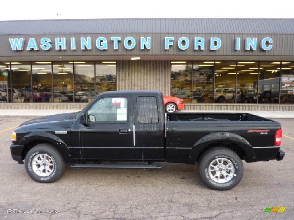 Black Ford Ranger