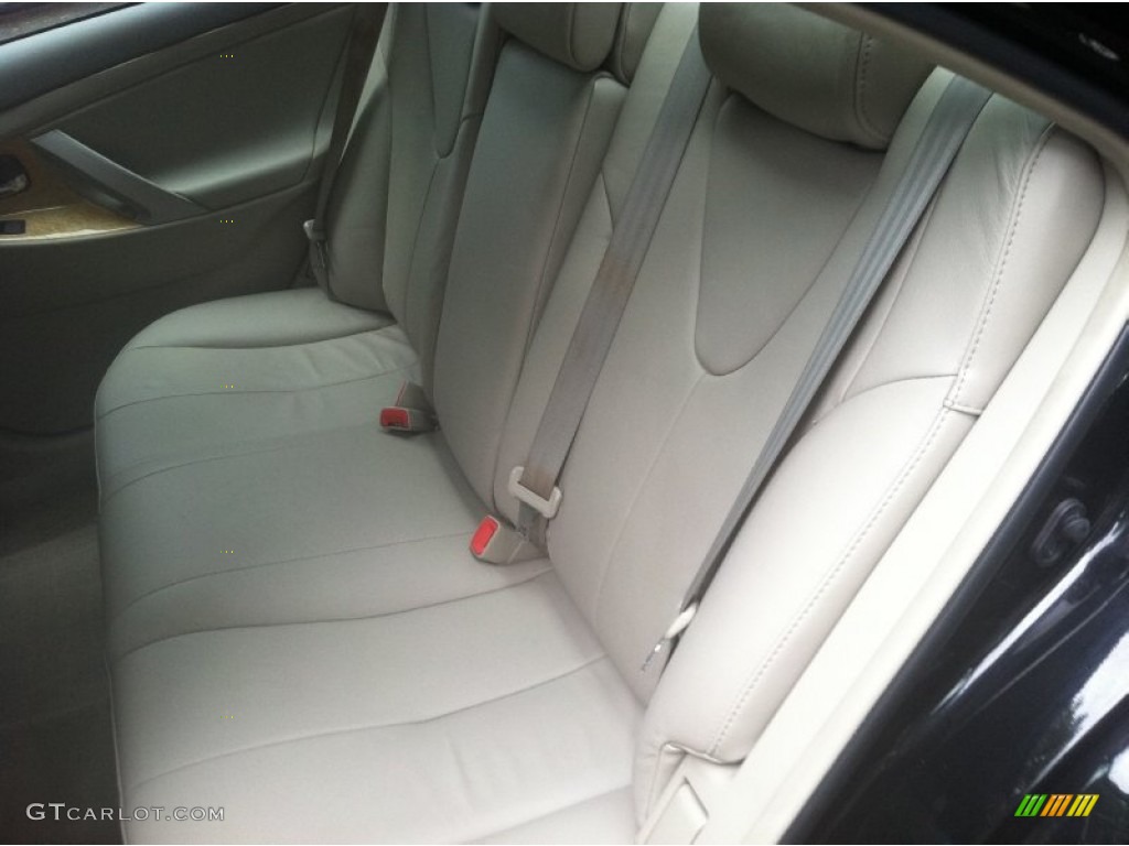 2007 Camry XLE V6 - Black / Bisque photo #14