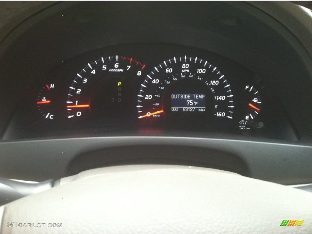 2007 Camry XLE V6 - Black / Bisque photo #20