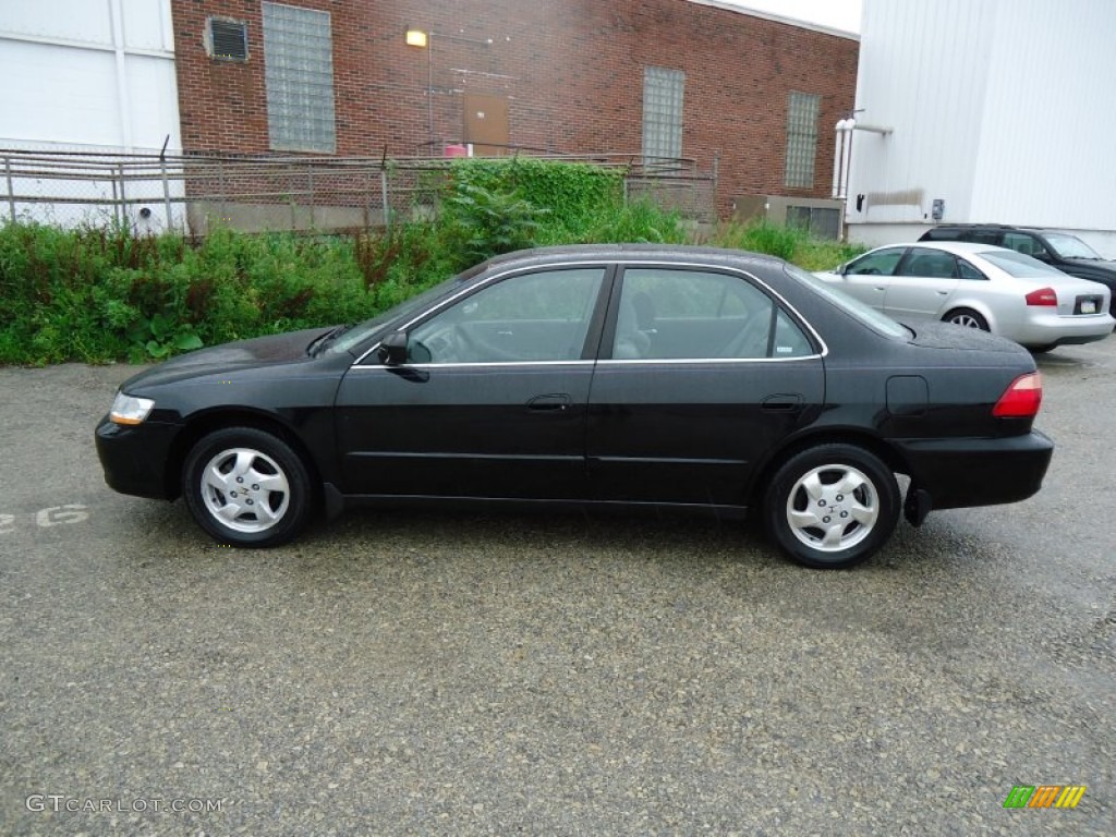 Flamenco Black Pearl 1999 Honda Accord EX Sedan Exterior Photo #53488684