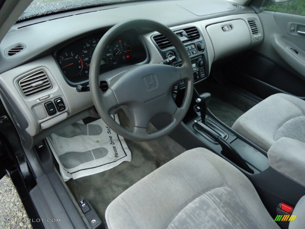 1999 Accord EX Sedan - Flamenco Black Pearl / Charcoal photo #12