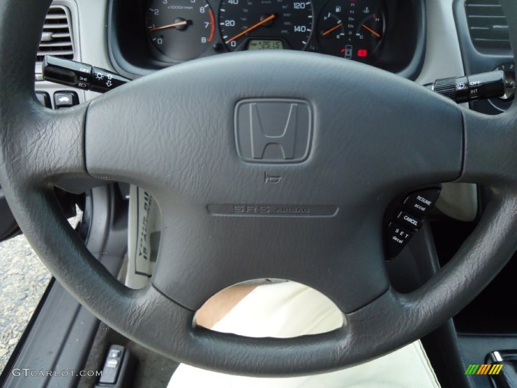 1999 Accord EX Sedan - Flamenco Black Pearl / Charcoal photo #48