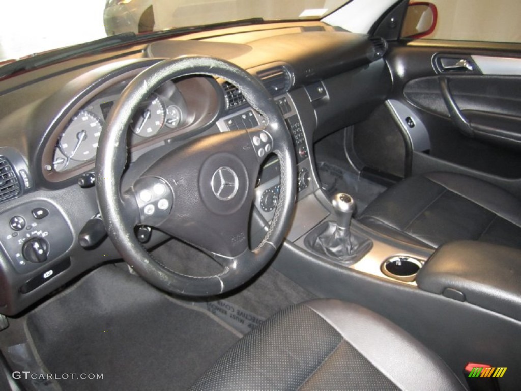 Black Interior 2006 Mercedes-Benz C 230 Sport Photo #53489242