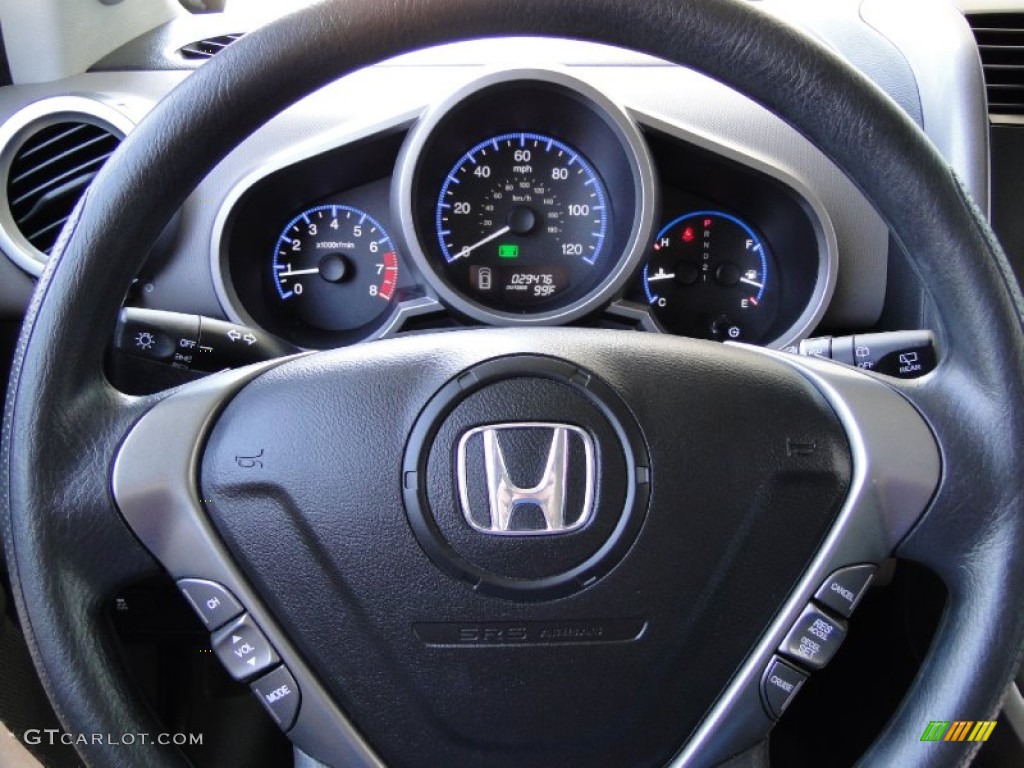 2010 Honda Element EX Gray Steering Wheel Photo #53489674