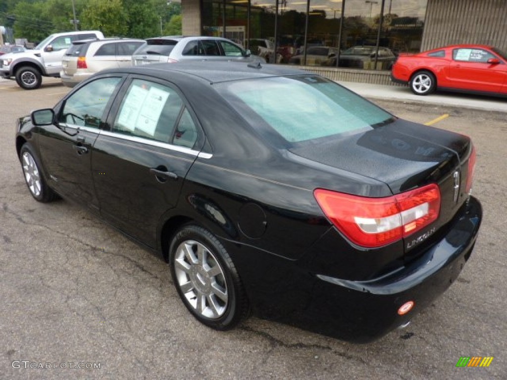 2008 MKZ AWD Sedan - Black / Dark Charcoal photo #2