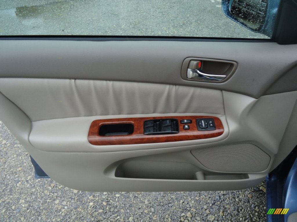 2004 Toyota Camry XLE V6 Taupe Door Panel Photo #53491333