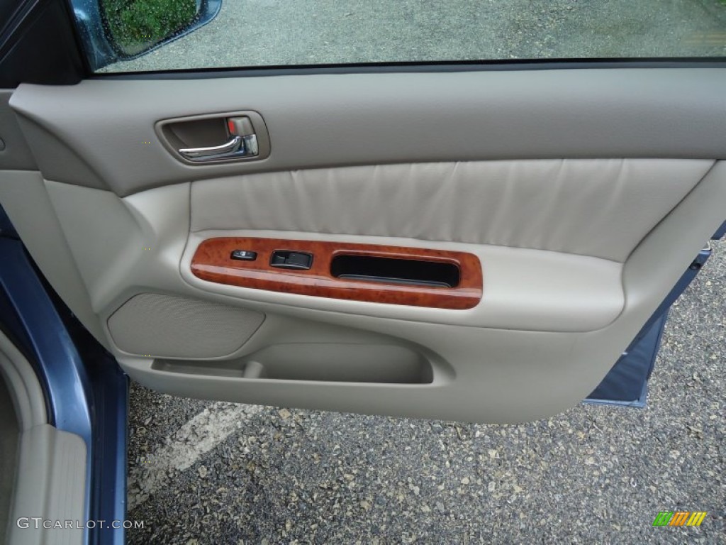 2004 Toyota Camry XLE V6 Taupe Door Panel Photo #53491420