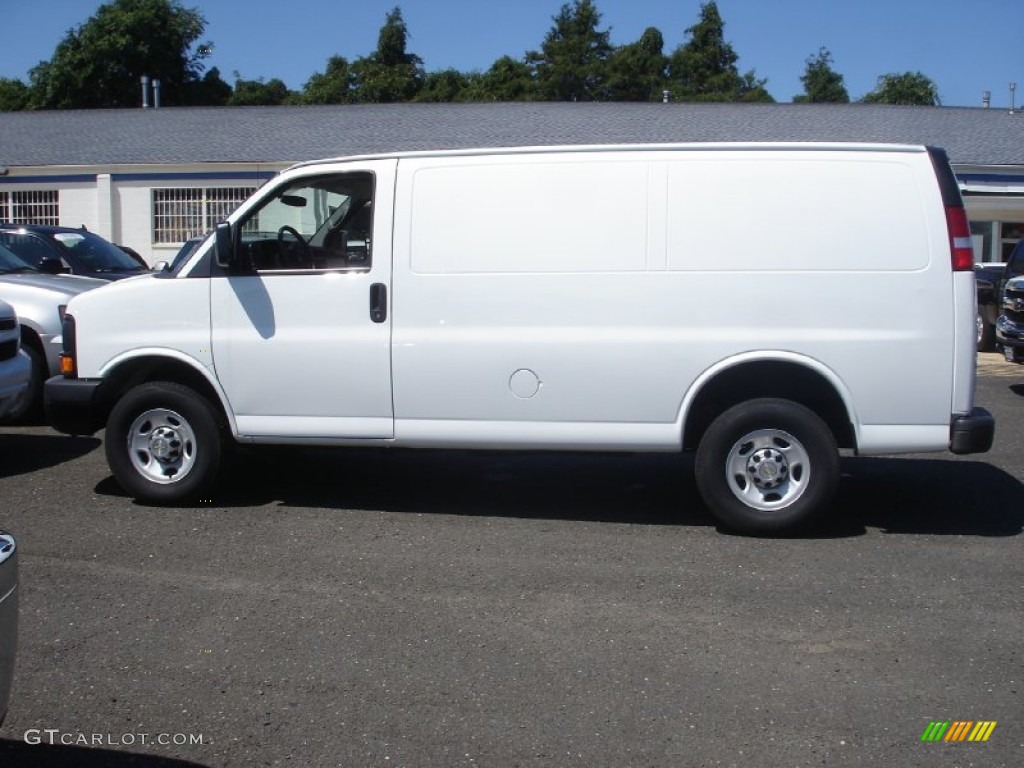 Summit White 2011 Chevrolet Express 2500 Work Van Exterior Photo #53492419