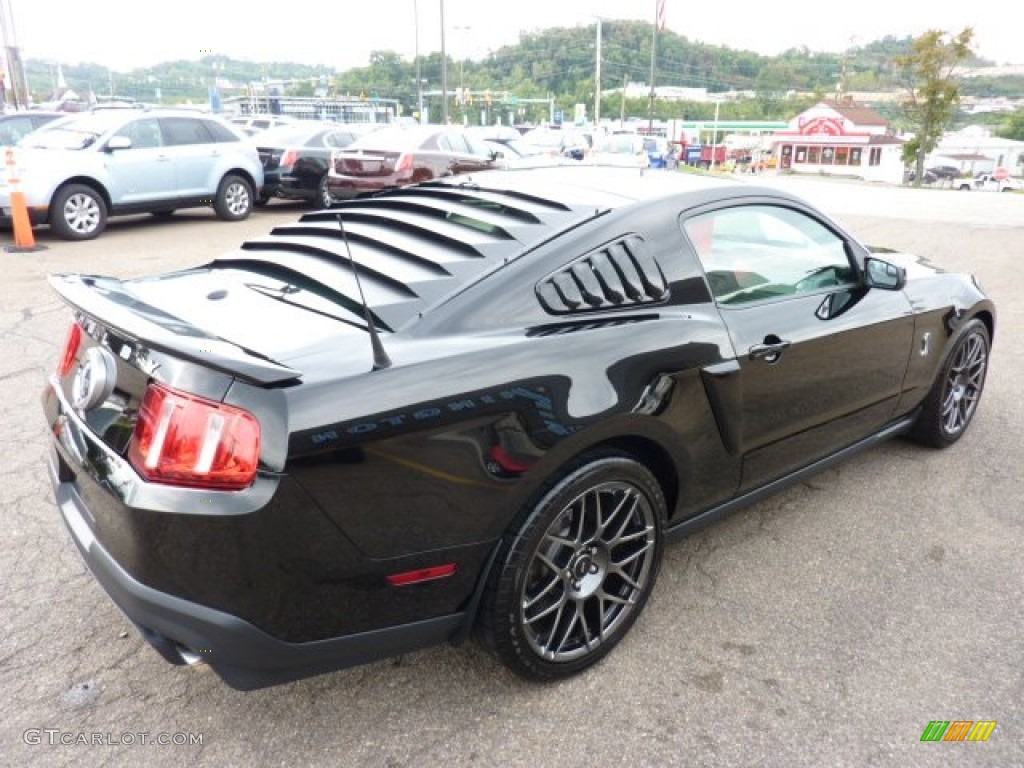 2011 Mustang Shelby GT500 SVT Performance Package Coupe - Ebony Black / Charcoal Black/Black photo #4