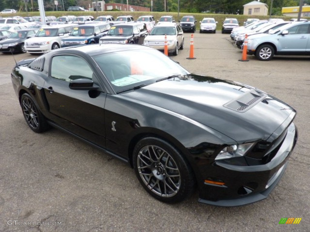 2011 Mustang Shelby GT500 SVT Performance Package Coupe - Ebony Black / Charcoal Black/Black photo #6