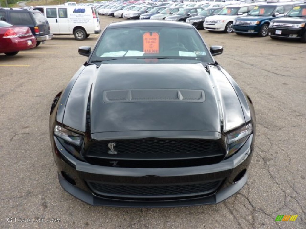 2011 Mustang Shelby GT500 SVT Performance Package Coupe - Ebony Black / Charcoal Black/Black photo #7