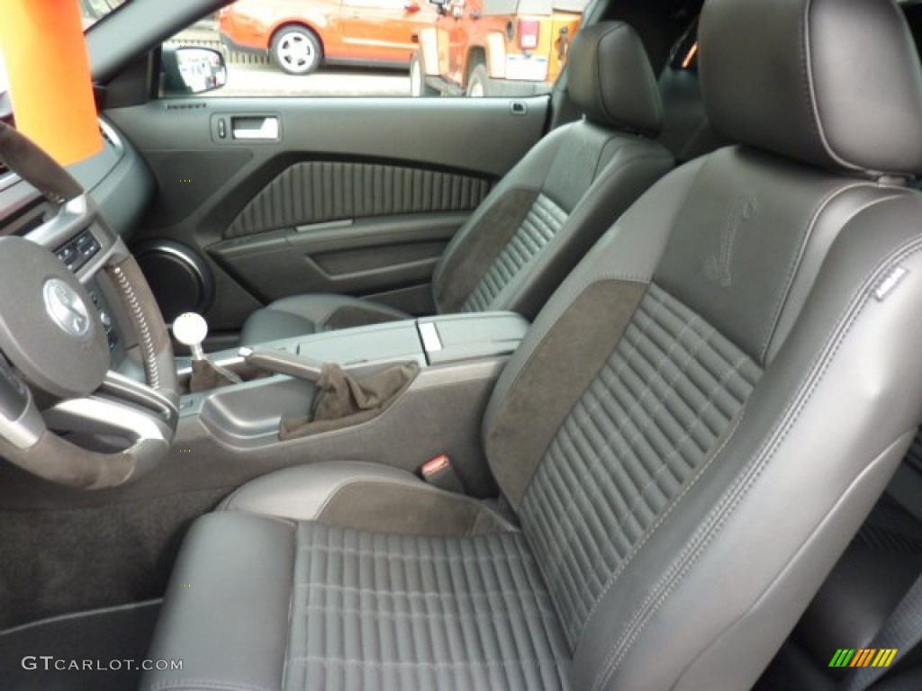 Charcoal Black/Black Interior 2011 Ford Mustang Shelby GT500 SVT Performance Package Coupe Photo #53492594