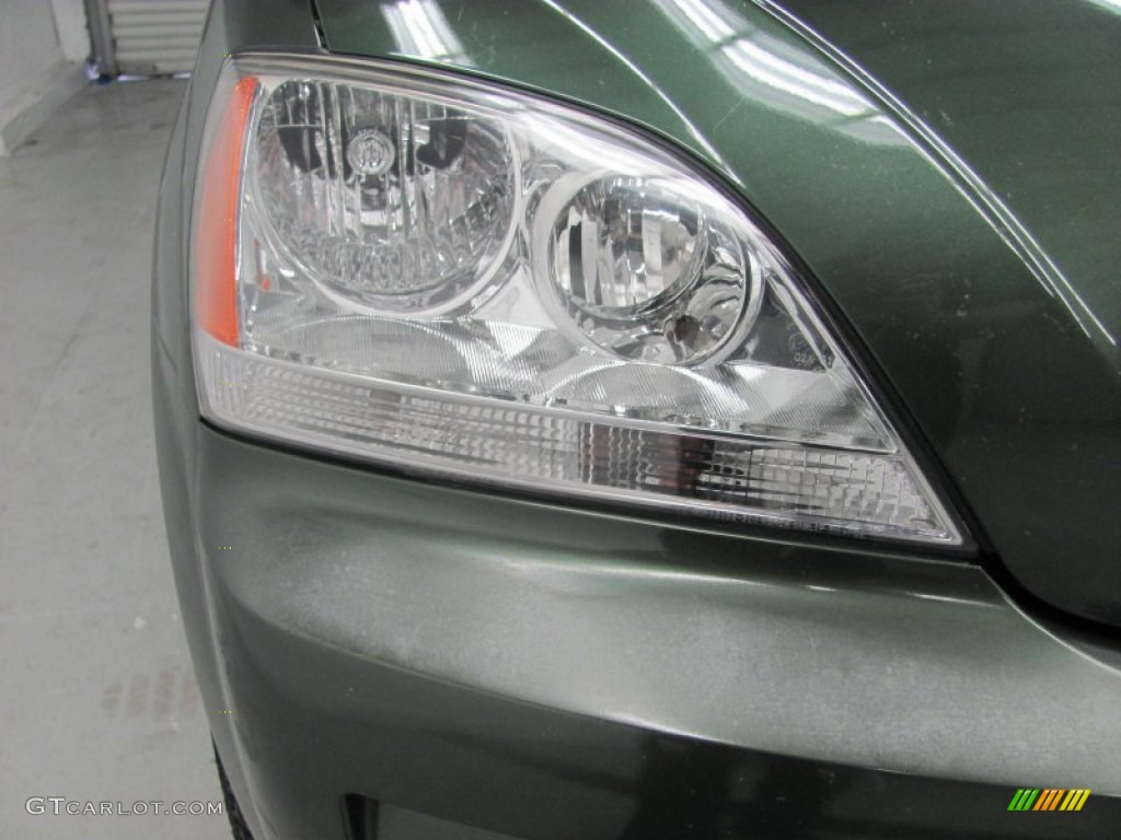 2004 Sorento LX - Ivy Green Metallic / Beige photo #14