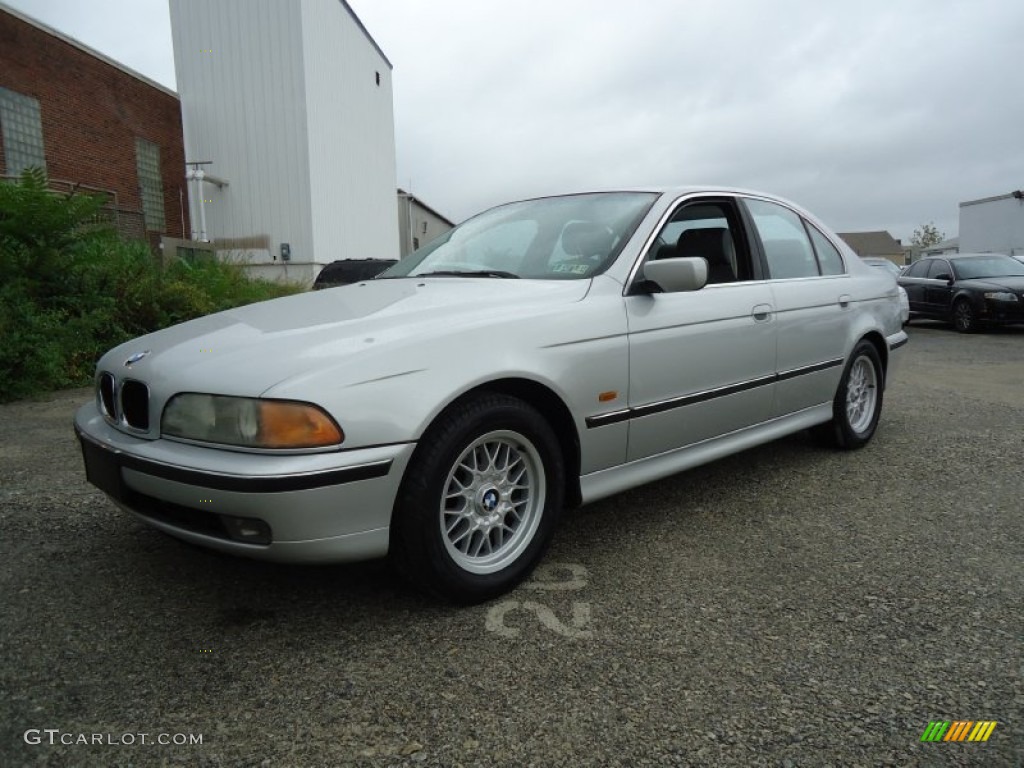 1999 5 Series 528i Sedan - Titanium Silver Metallic / Grey photo #1