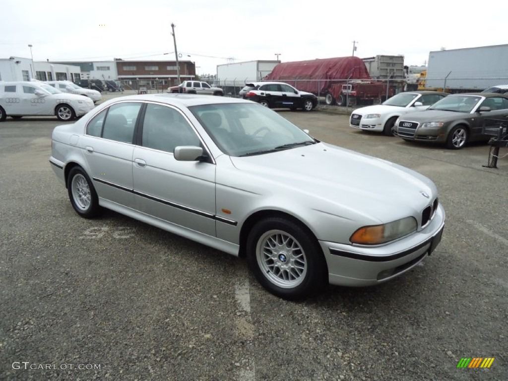Titanium Silver Metallic 1999 BMW 5 Series 528i Sedan Exterior Photo #53494079