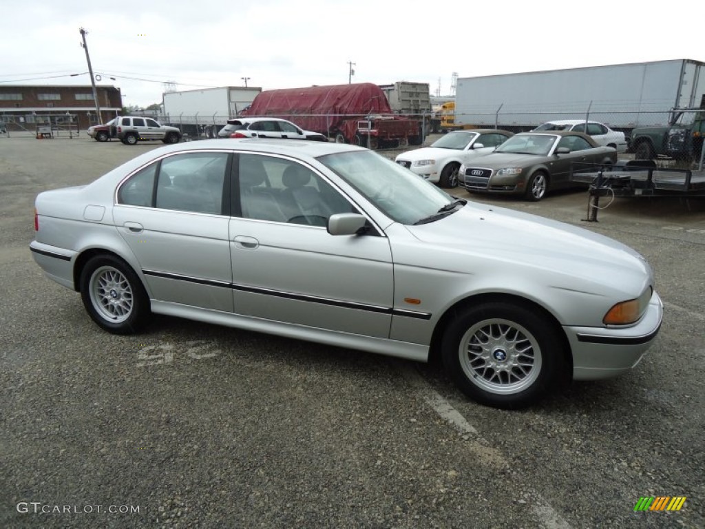 Titanium Silver Metallic 1999 BMW 5 Series 528i Sedan Exterior Photo #53494109