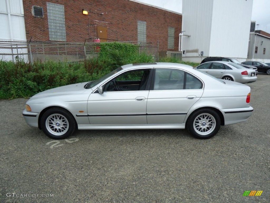 Titanium Silver Metallic 1999 BMW 5 Series 528i Sedan Exterior Photo #53494186