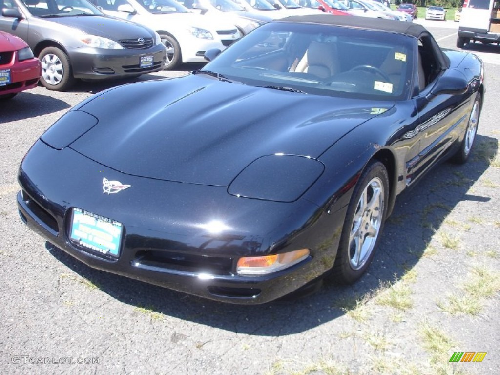 Black 2003 Chevrolet Corvette Convertible Exterior Photo #53494241