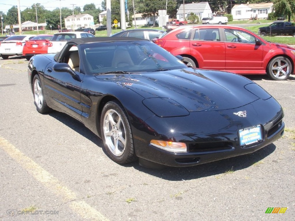 Black 2003 Chevrolet Corvette Convertible Exterior Photo #53494272