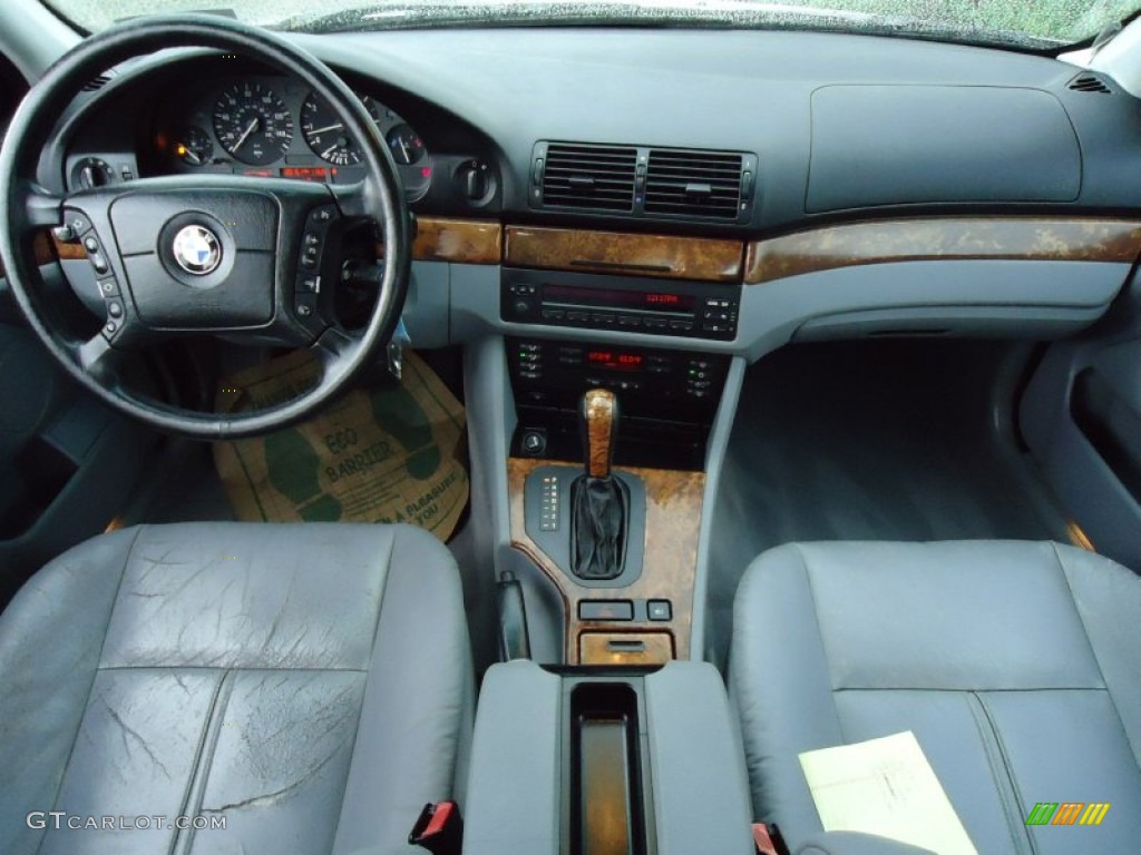 1999 BMW 5 Series 528i Sedan Grey Dashboard Photo #53494476