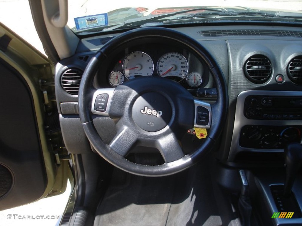 2003 Liberty Renegade 4x4 - Cactus Green Pearl / Light Taupe/Dark Slate Gray photo #13