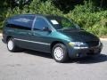 Deep Hunter Green Pearl 1998 Chrysler Town & Country LX Exterior