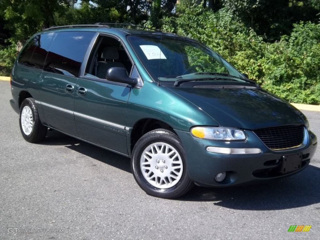 Deep Hunter Green Pearl 1998 Chrysler Town & Country LX Exterior Photo #53495691