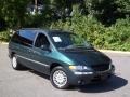 Deep Hunter Green Pearl 1998 Chrysler Town & Country LX Exterior