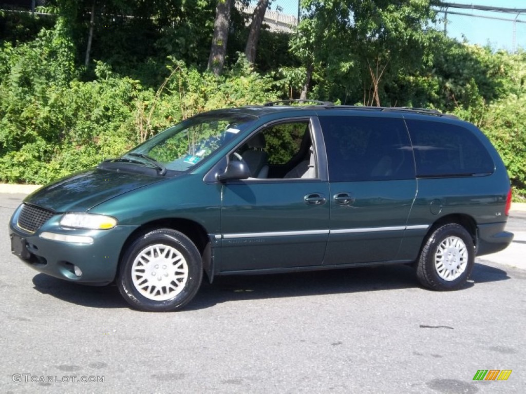 Deep Hunter Green Pearl 1998 Chrysler Town & Country LX Exterior Photo #53495745