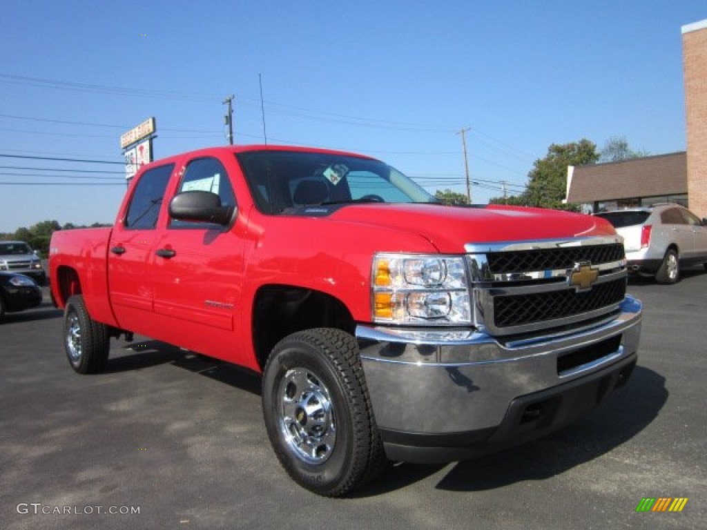 Victory Red 2011 Chevrolet Silverado 2500HD Crew Cab 4x4 Exterior Photo #53498961